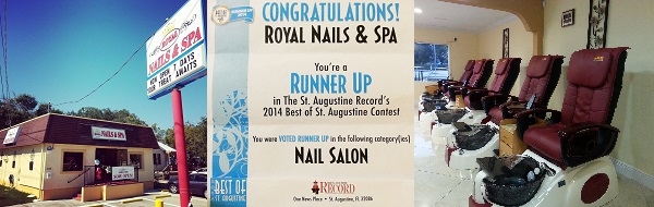 Royal Nails and Spa 408 S Ponce De Leon Blvd Saint Augustine Florida 