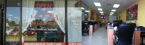 L A Nails 6536 NW 186th St Hialeah Florida 